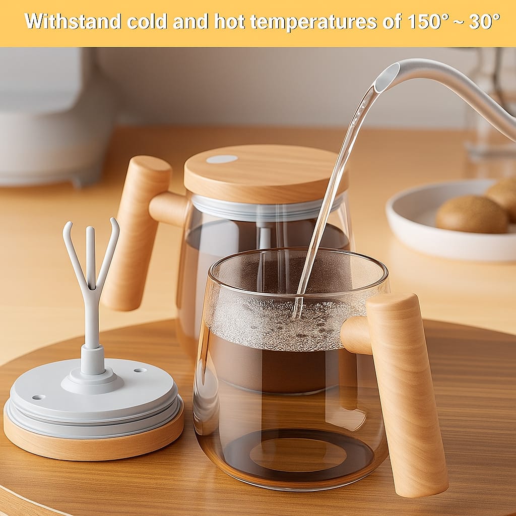 ATHENIC™ ELECTRIC SELF-STIRRING COFFEE MUG